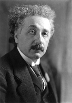 Einstein in 1921, by Harris & Ewing studio