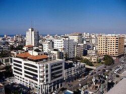 Gaza City skyline, 2007