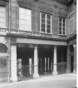 A side of the Palais-Royal, Paris, where the IIIC was installed in 1926.
