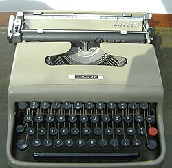 Italian typewriter Olivetti Lettera 22