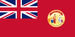 The Newfoundland Red Ensign, Newfoundland's civil ensign from 1904 to 1965