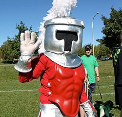 Royal Military College of Canada mascot: Paladin