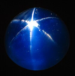 The Star of Asia, a large, 330-carat cabochon-cut star sapphire in the U.S. National Gem and Mineral Collection