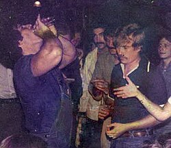 Steven Petrosino drinking 1 liter of beer in 1.3 seconds in June 1977.[66][67] Petrosino set record times for 250 ml, 500 ml and 1.5 liters as well, but Guinness accepted only the record for one liter. They later dropped all alcohol records from their compendium in 1991, then reinstated the records in 2008.