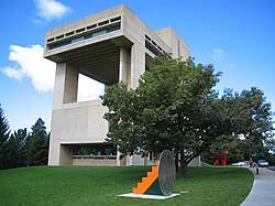 Cornell's Herbert F. Johnson Museum of Art, designed by I. M. Pei