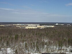 Plesetsk Cosmodrome is situated in the taiga