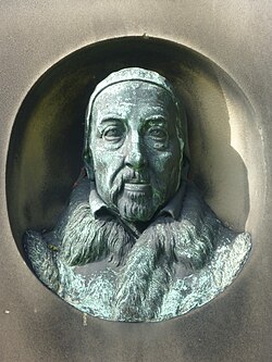 Detail on the Buchanan memorial in Greyfriars Kirkyard, Edinburgh