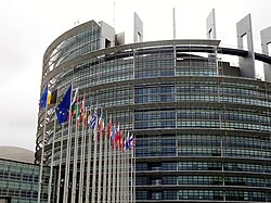 The European Parliament in Strasbourg