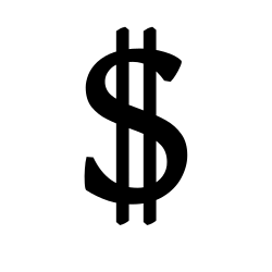 Double-barred dollar or Cifrão sign