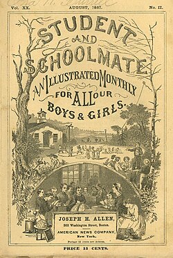 Ragged Dick, serialized in Student and Schoolmate and later expanded into a full-length novel