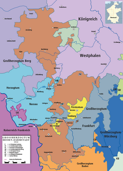 Grand Duchy of Hesse in 1812