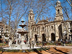 Plaza de la Constitución in winter.