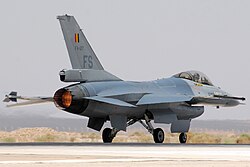 Dual ventral fins on an F-16