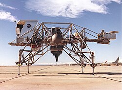 The Lunar Landing Research Vehicle.