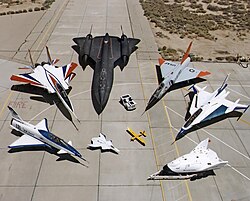 Armstrong Flight Research Center fleet in 1997