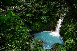 Waterfall in the Tenorio Volcano National Park