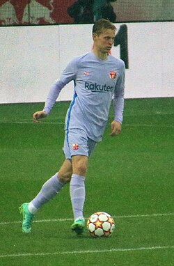 De Jong with Barcelona in 2021