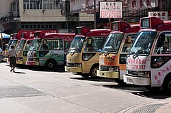 LPG minibuses in Hong Kong