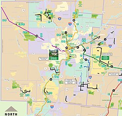 Dayton Regional Bike Trail Map[159]