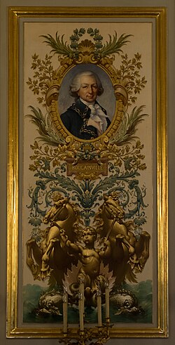 Portrait of Bougainville at Hôtel de la Marine (Paris).