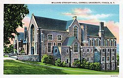 Willard Straight Hall (1925), Cornell University, William Adams Delano, architect