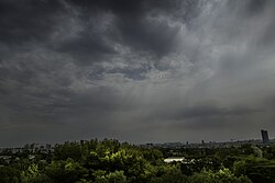Rainstorm in Tel Aviv