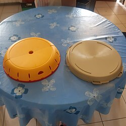 Recyclable plastic pizza boxes