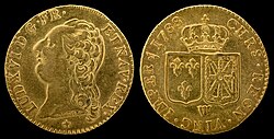 Louis d'or of 24 livres, 1788