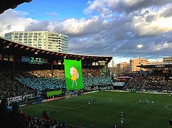 Providence Park, home of the Portland Timbers and the Portland Thorns