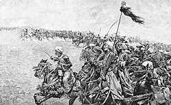 Charge of the Mamluks during the Battle of Austerlitz by Felician Myrbach. An elite body of cavalry whom the French encountered during their campaign in Egypt in 1798, the Mamluks could trace their lineage of service to the Ottomans back to the mid-13th century.