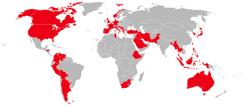 Former Sabre operators, including operators of the CAC and Canadair Sabres