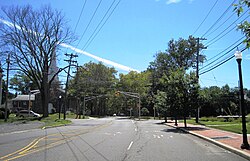 The Plainsboro Center neighborhood, located in the middle of the township