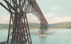 Under the bridge, early 20th century