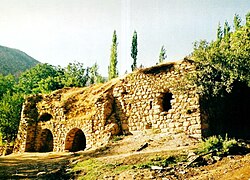 A 6th-century Nestorian church, St. John the Arab, in the Assyrian village of Geramon in Hakkari, southeastern Turkey.