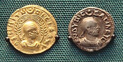 Aksumite currency of the Aksumite king Endybis (227–235), British Museum[b]