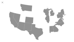 Presidential candidates Trump and Harris campaigned in 17 states, excluding their home states, from August to November in the 2024 United States presidential election.[215]