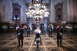Menem lying in state