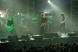 The Cure on stage in 2007