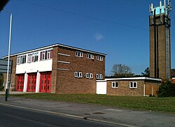 A London Fire Brigade station at Romford