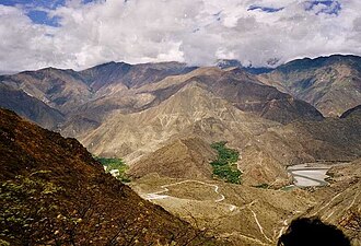 Valley of the Marañón River between Chachapoyas, Peru (Leimebamba District), and Celendín