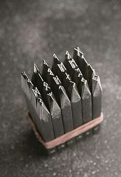 Runic steel stamps, Elder Futhark