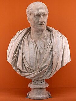 Marble bust of Marcus Tullius Cicero, Musei Capitolini, Rome