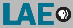 WLAE's last logo as a PBS station, used from c. 2006 to August 1, 2013