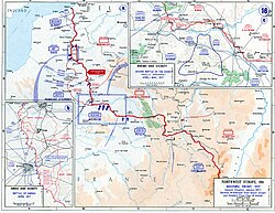 Map of the Western Front, 1917