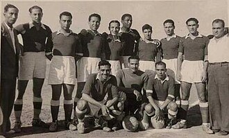 Al Ahly team in Tel Aviv-Yafo, Mandatory Palestine