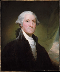 An early inaugural portrait, c. 1795, by Gilbert Stuart