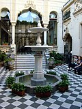 The inner courtyard
