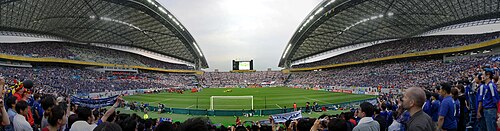 The 2002 World Cup match vs. Belgium at Saitama Stadium 2002 on 4 June