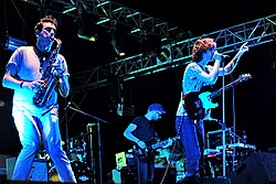 The Rapture performing in 2011