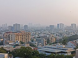 Bahadurabad Area has a high population density.